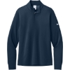Custom Nike Essential 1/2-Zip Cover-Up Navy Blue