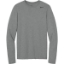 Custom Nike Team rLegend Long Sleeve Tee Carbon Heather Gray