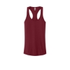 Custom Next Level Apparel Womens Ideal Racerback Tank Cardinal Red