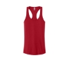 Custom Next Level Apparel Womens Ideal Racerback Tank Red