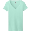 Custom Next Level Apparel Womens Ideal V-Neck Tee Mint Green