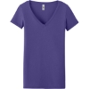 Custom Next Level Apparel Womens Ideal V-Neck Tee Purple Rush
