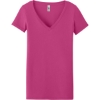 Custom Next Level Apparel Womens Ideal V-Neck Tee Raspberry Pink