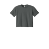 Custom Next Level Apparel Womens Ideal Crop Top Dark Gray