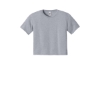 Custom Next Level Apparel Womens Ideal Crop Top Heather Gray