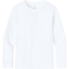 Custom Next Level Apparel Youth Cotton Long Sleeve Tee White