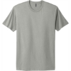 Custom Next Level Apparel Adult Cotton Tee. Light Gray