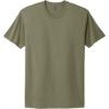 Custom Next Level Apparel Adult Cotton Tee. Light Olive Green