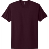 Custom Next Level Apparel Adult Cotton Tee. Oxblood Red