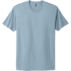 Custom Next Level Apparel Adult Cotton Tee. Stonewash Denim Blue