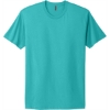 Custom Next Level Apparel Adult Cotton Tee. Tahiti Blue