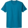 Custom Next Level Apparel Adult Cotton Tee. Turquoise Blue