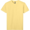 Custom Next Level Apparel Soft Wash Cotton Tee Washed Banana Cream Yellow