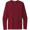 Custom Next Level Apparel Cotton Long Sleeve Tee. Cardinal Red