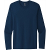 Custom Next Level Apparel Cotton Long Sleeve Tee. Cool Blue