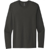 Custom Next Level Apparel Cotton Long Sleeve Tee. Heavy Metal Gray