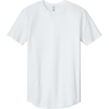 Custom Next Level Apparel Cotton Long Body Tee White