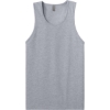 Custom Next Level Apparel Cotton Muscle Tank Heather Gray
