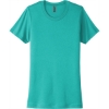 Custom Next Level Apparel Womens Cotton Tee. Tahiti Blue