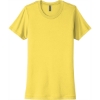 Custom Next Level Apparel Womens Cotton Tee. Vibrant Yellow