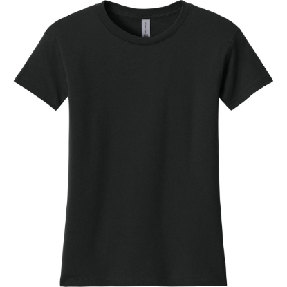 Custom Next Level Apparel Womens Cotton Relaxed Tee Black