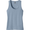 Custom Next Level Apparel Womens Cotton Tank Stonewash Denim Blue