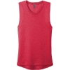 Custom Next Level Apparel Womens Festival Muscle Tank. Red
