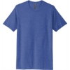 Custom Next Level Apparel Adult Poly/Cotton Tee. Royal Blue
