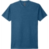 Custom Next Level Apparel Adult CVC Tee. Heather Cool Blue