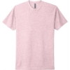 Custom Next Level Apparel Adult CVC Tee. Heather Light Pink