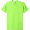 Custom Next Level Apparel Adult CVC Tee. Neon Green
