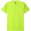 Custom Next Level Apparel Adult CVC Tee. Neon Yellow