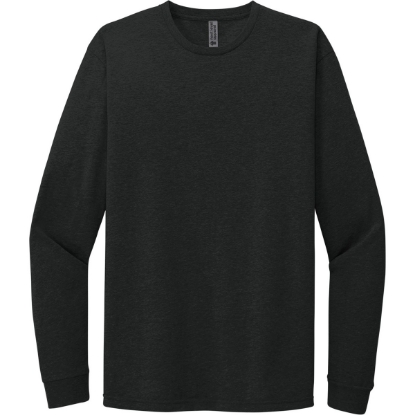 Custom Next Level Apparel Adult CVC Long Sleeve Tee Black