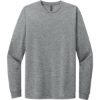Custom Next Level Apparel Adult CVC Long Sleeve Tee Dark Heather Gray