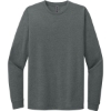 Custom Next Level Apparel Adult CVC Long Sleeve Tee Heather Heavy Metal Gray