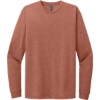 Custom Next Level Apparel Adult CVC Long Sleeve Tee Heather Redwood
