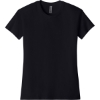 Custom Next Level Apparel Womens CVC Relaxed Tee Black