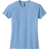Custom Next Level Apparel Womens CVC Relaxed Tee Heather Columbia Blue
