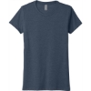 Custom Next Level Apparel Womens Tri-Blend Tee. Vintage Navy Blue