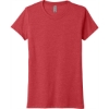 Custom Next Level Apparel Womens Tri-Blend Tee. Vintage Red