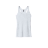 Custom Next Level Apparel Womens Tri-Blend Racerback Tank. Heather White