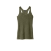Custom Next Level Apparel Womens Tri-Blend Racerback Tank. Military Green