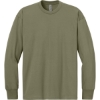 Custom Next Level Apparel Heavyweight Long Sleeve Tee Light Olive Green