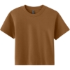 Custom Next Level Apparel Womens Heavyweight Boxy Tee Clay Brown