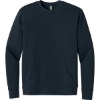 Custom Next Level Apparel Santa Barbara Pocket Sweatshirt Midnight Navy Blue