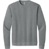 Custom Next Level Apparel Adult Malibu Crewneck Sweatshirt Heather Gray