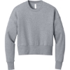 Custom Next Level Apparel Womens Heavyweight Sweatshirt Heather Gray