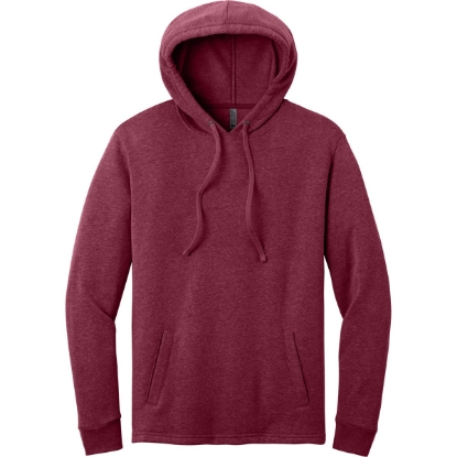 Custom Next Level Apparel Adult Malibu Pullover Hoodie. Heather Cardinal Red