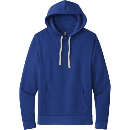 Custom Next Level Apparel Adult Santa Barbara Pullover Hoodie. Royal Blue