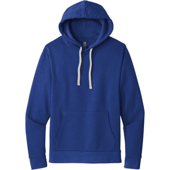 Custom Next Level Apparel Adult Santa Barbara Pullover Hoodie. Royal Blue